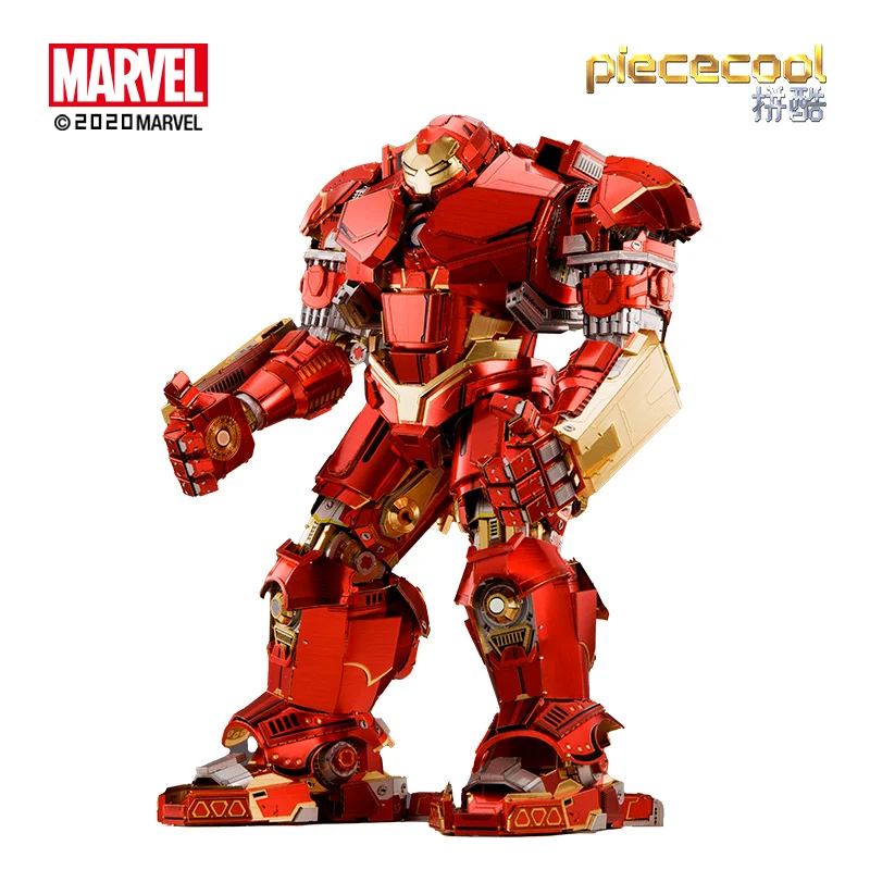

Piece cool 3D Metal Puzzle Big red robot model KITS Assemble Jigsaw Puzzle DIY Gift Toys For Children