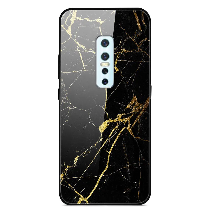 ДЛЯ Vivo V17 Pro Чехол закаленное стекло планета Космос крышка стеклянная задняя крышка для Vivo V17 Pro Coque оболочка для Vivo V17Pro V17 Pro - Цвет: 19