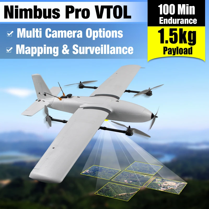 Летательный аппарат Nimbus pro vtol для сопоставления беспилотных летательных