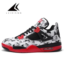 Обувь для баскетбола, Мужская дышащая спортивная обувь, низкие мужские баскетбольные кроссовки, Bambas Hombre Althletics, амортизирующая Баскетбольная обувь красного цвета