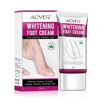 

New 50ml Whitening Foot Cream Moisturizing Treatment Care Pigmented Hydrating Nourishing Feet Lotion Lightens Unevenly M0T1