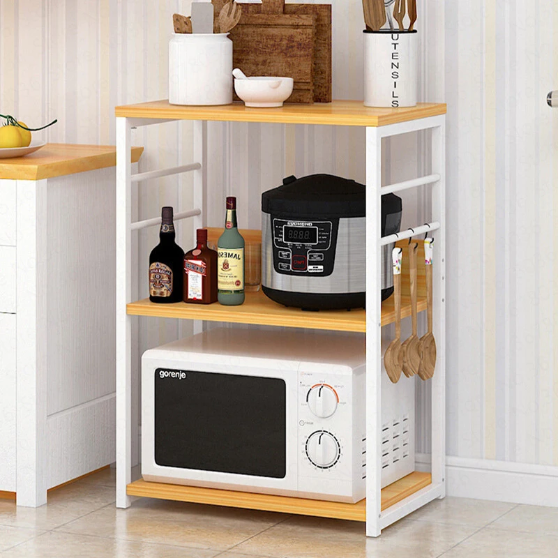 Многоуровневая стойка для духовки, большая стойка для хранения, напольная стойка для микроволновой печи, домашняя полка для хранения, шкаф, кухонный шкаф