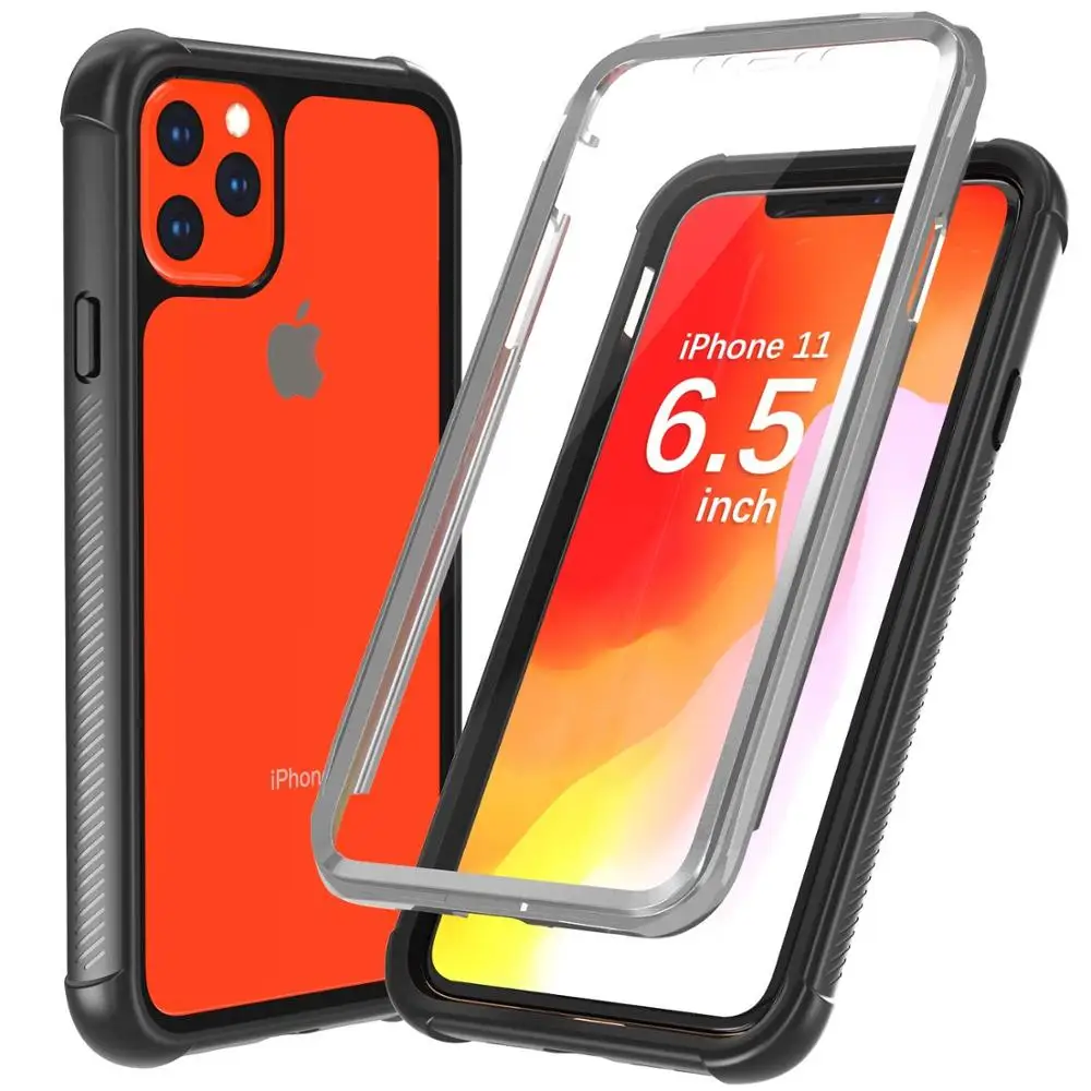 Чехол для iPhone 11 Pro Max 6 5 дюйма Встроенный экран полноразмерная сверхпрочная защита
