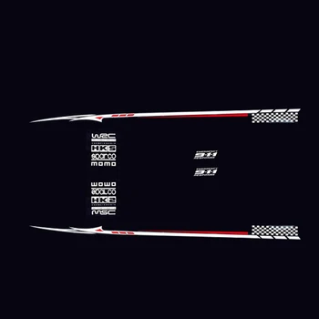 

Auto Car Sticker 1 Pair Waterproof Replacement Set Accessories Exterior