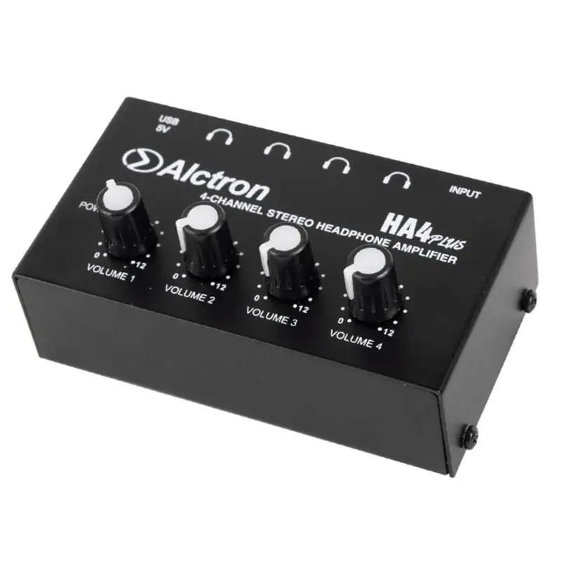 Alctron Ha4 Plus Mini Headphone Amplifier 4 Channels Audio Stereo Amplifier Usb Power Interface Makes Power Supply Diversified Headphone Amplifier Aliexpress