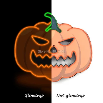 

Cheap EVA Pumpkin Style Mask with EL Wire Neon LED Mask Masquerade Cosplay Masks Halloween Costume Horror Mask Flashing