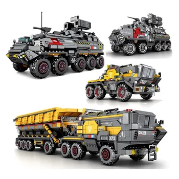 

2020 Technic Truck The Wandering Earth City Carrier Vehicles Car Compatible Lepining Building Blocks Bricks Educational Toys