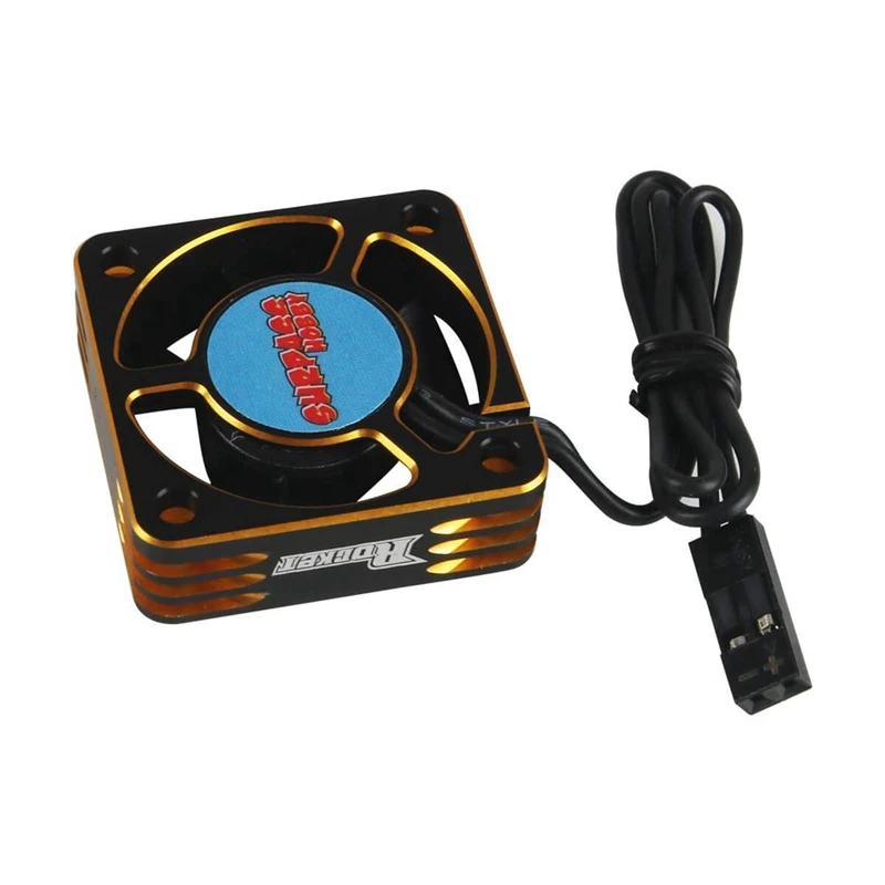 ABGN Hot-SURPASS HOBBY 2 шт Rocket 28000KV 0.65A 7,4 V RC Мотор охлаждающий вентилятор с кабелем 180 мм для сенсорных 540 1/10 RC автомобилей, красный+ B