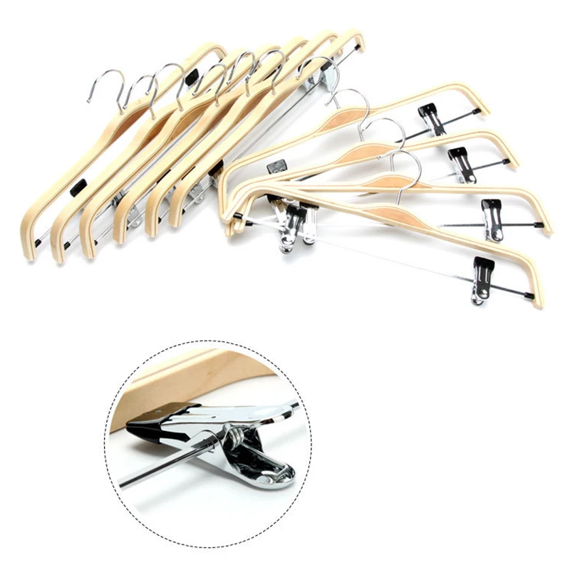 https://ae01.alicdn.com/kf/H60c36d5f9ff54dc9a0c9cbc3eebdc2aeq/10-Pack-Solid-Finish-Wooden-Trousers-Skirt-Hangers-With-Anti-Rust-Clips-Coat-Clothes-Hangers.jpg