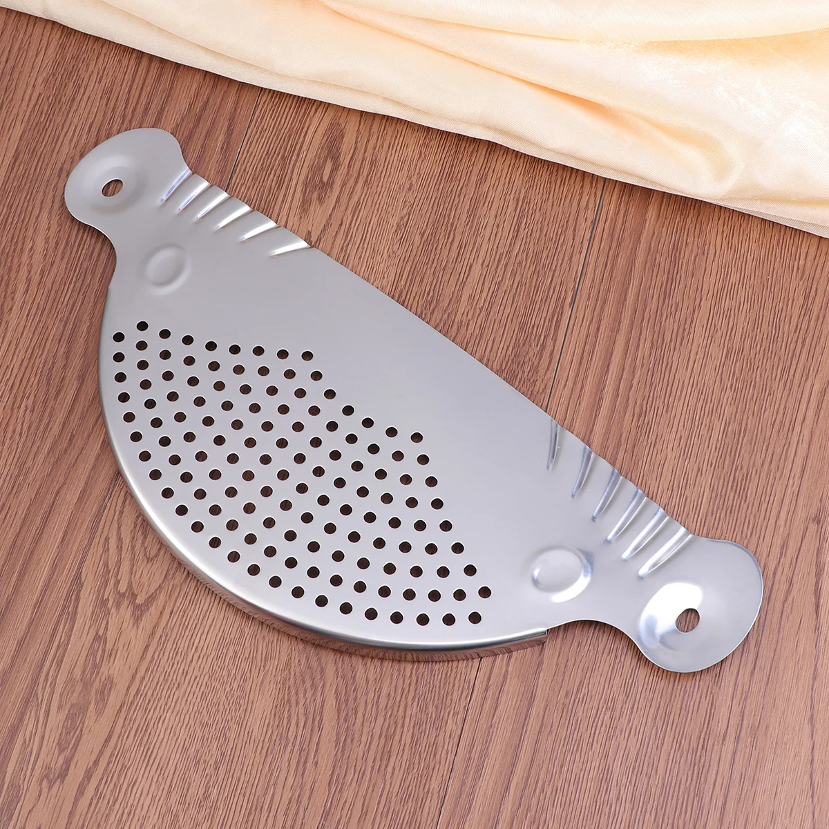 1 PC Strainer Stainless Steel Pasta Practical Draining Tool Pan Drainer Pot Strainer for Kitchen Easy Draining