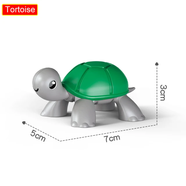 75 Styles Big Size Building Blocks Animal Accessories Figures Block Lion Panda DIY Bricks Assembly Toys For Children Kids Gifts 6
