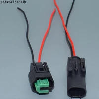 Worldgolden 2pin 0.6 มม.อุณหภูมิน้ําSensor Connector,อัตโนมัติชายหญิง 1-967644-1 968405-1 1-967570-3 สําหรับBmw 2