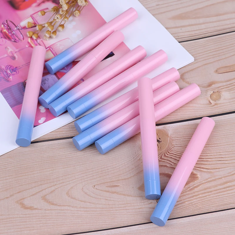 

10Pcs/lot Empty Lipstick Tube Plastic Lip Balm Container Small Cosmetic Lipstick Container Vials