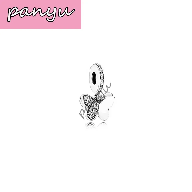 Pandoras Подвески Серебро 925 корона бабочка кулон для Pandoras браслет DIY браслет ювелирные изделия
