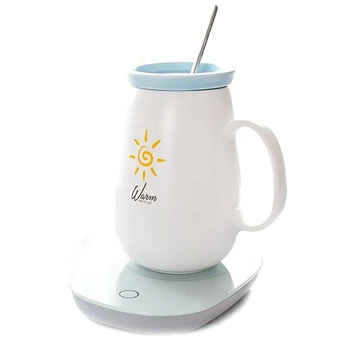 

Electric Cup Mug Milk Tea Coffee Drink Warmer Heater Tray Mat Gravity Sensor Us Plug