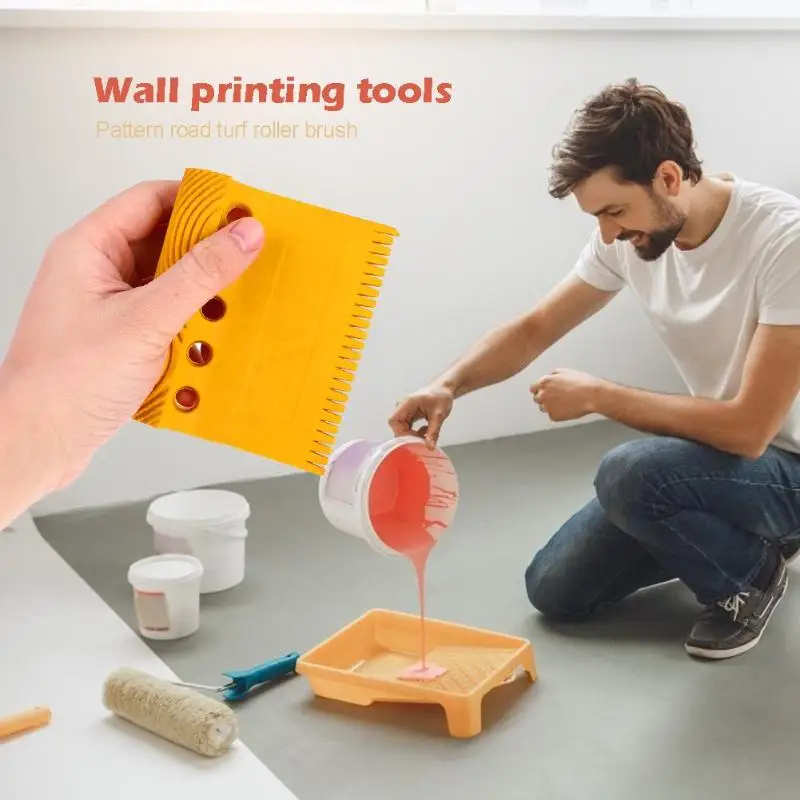 5 отверстий краска роликовая кисть для украшения стен дома кисти для краски стен инструменты