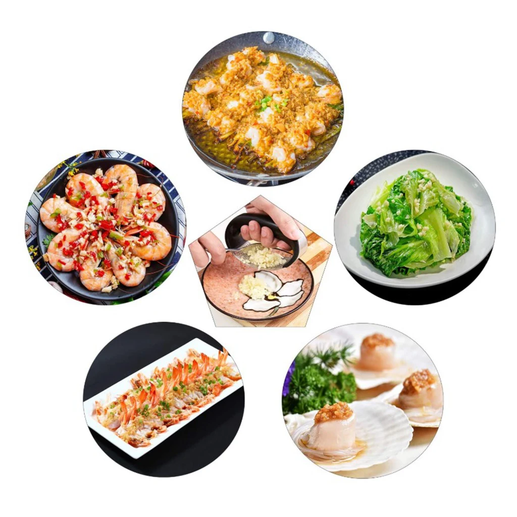 Stainless Steel Garlic Presses Manual Garlic Mincer Chopping Garlic Rocker Crusher Squeezer Fruit Vegetable Tools Kitchen Gadget Stainless Steel Garlic Presses Manual Garlic Mincer Chopping Garlic Rocker Crusher Squeezer Fruit Vegetable Tools Kitchen Gadget