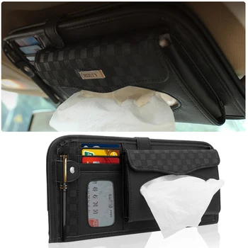 

PU Leather Car Sun Visor Tissue Box Paper Towel Box For Bmw E46 E60 E39 F10 F30 F20 E87 E70 E91 M E90 G30 E34 E30 E93 X1 X3 X5