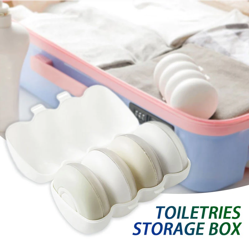 

Storage Boxes Bottling Cases Holder 4pcs/Set White Convenient Cosmetic Box Wash Milk Female
