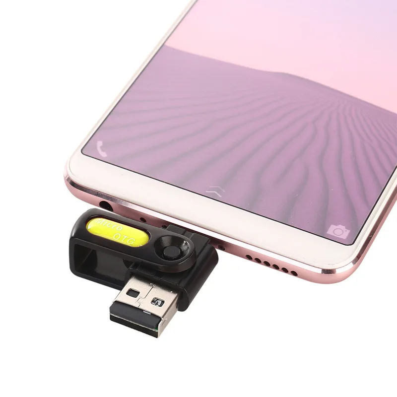 USB 2,0 type-c Мини-кард-ридер телефон аудио SD кард-ридер портативный автомобильный OTG кард-ридер SGA998
