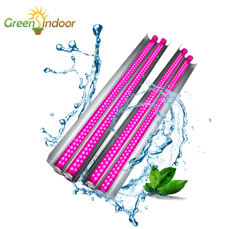 4Pcs внутренний светодиодный Grow светильник полоски T5 100W Фито лампа полный спектр
