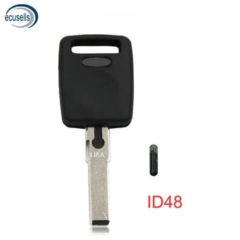 

SALE ! Transponder Car Key Case Blank Shell For-Audi A3 A6 A4 TT with ID48 Glass Chip