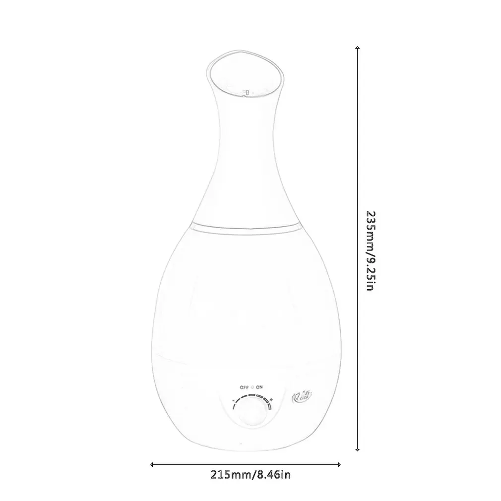Ваза увлажнитель бытовой большой емкости туман атомайзер офисное шумоподавление Мелкая бытовая техника маленький подарок