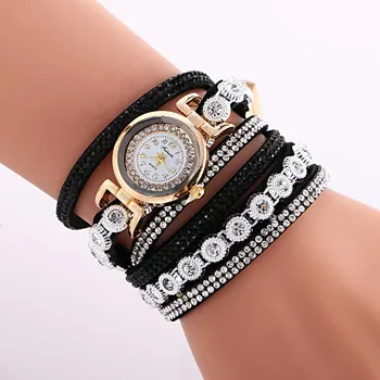 

Gofuly Women Ladies Metal Decorative Circle Quartz Watch Winding Bracelet Wristwatch Clock Gift High Quality Dropship #1