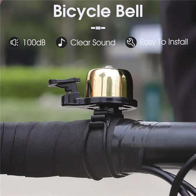 Mini Bicycle Bike Bell Cycling Handlebar Horn Ring Safety New High Quality W9B6