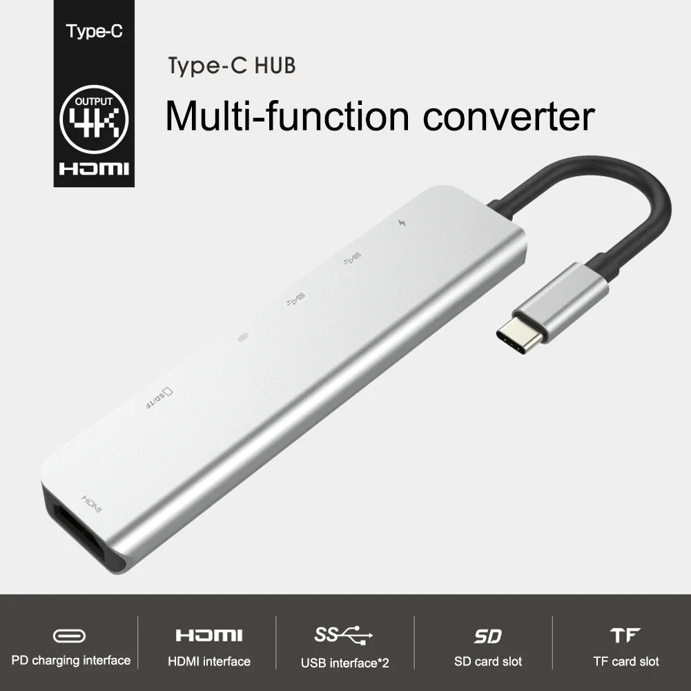 Usb type C 3 1 HDMI 4K Thunderbolt концентратор 2 USB 0 разветвитель USBC PD зарядный слот карты Micro SD