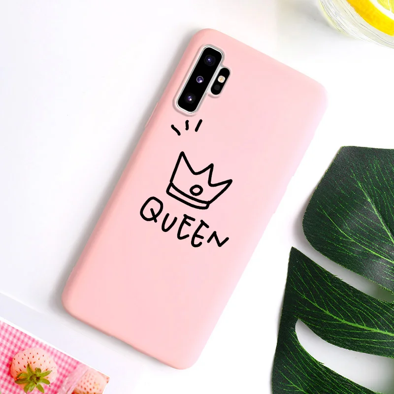 Чехол для телефона, чехол для samsung Note 10, чехол для samsung S8, S9, S10, S10e Plus, S7 Edge, Note 8, 9, King, queen, короны, конфета, силиконовый чехол - Цвет: pinkI051