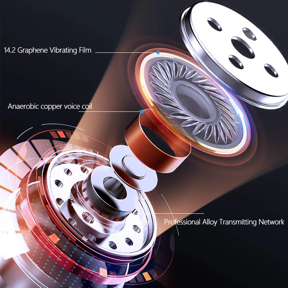 Bluetooth 5.0 Long Playtime Waterproof Sports Auto Pairing Touch Control Smart Mini With Charging Case Wireless Earbuds Portable