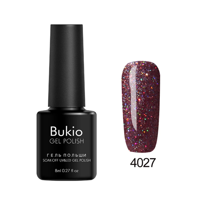 4027 Bukio неоновый Блестящий Гель-лак для ногтей долговечный замачиваемый стойкий УФ-Гель-лак Полупостоянный Счастливые цвета 19 цветов 8 мл - Цвет: 4027