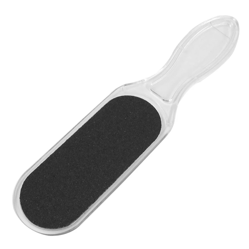 Clear Plastic Handgrip Callus Remover Foot Care File Scraper