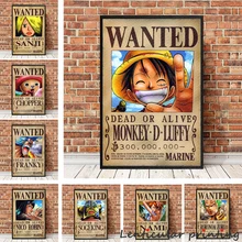 Anime One Piece Wanted Poster Sanji Home Decor Aliexpress