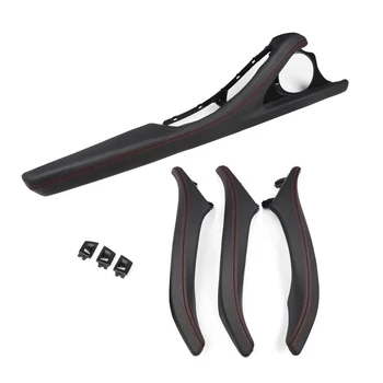 

Car Inner handle for BMW F10 F11 leather main driving co pilot seat left rudder version Inside door handle pull replace set