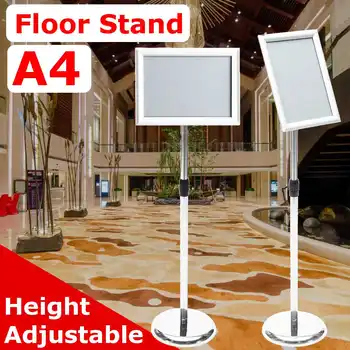 

Adjustable a4 Poster Stand Metal Floor Stand Poster Display Photo frame price label sign Billboard Promotions Rack Supermarket