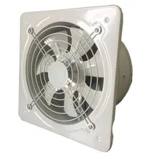 Industrial Ventilation Extractor Metal Axial Exhaust Commercial Air Blower Fan Low Noise Stable Running