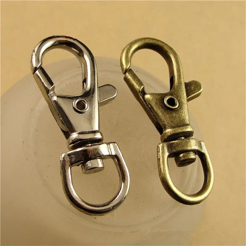 40Pcs/lot Vintage lobster Clasp Vintage Key Clasps 40*16MM Key Rings