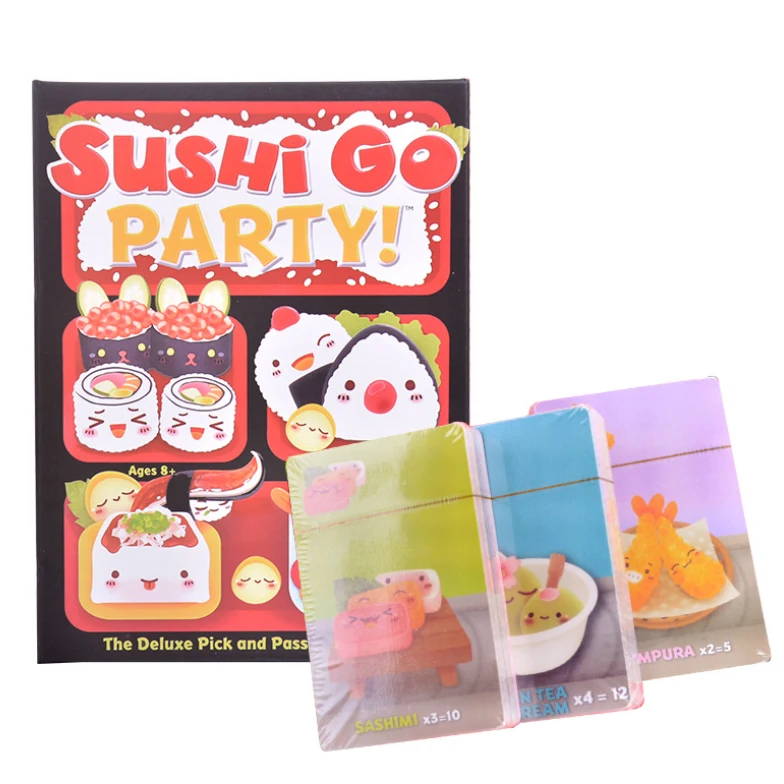 

Interactive Card Game Sushi Go Educational Board Game Parent Child Party The Pick And Pass Card Kid Game Toy For 3 - 5 People