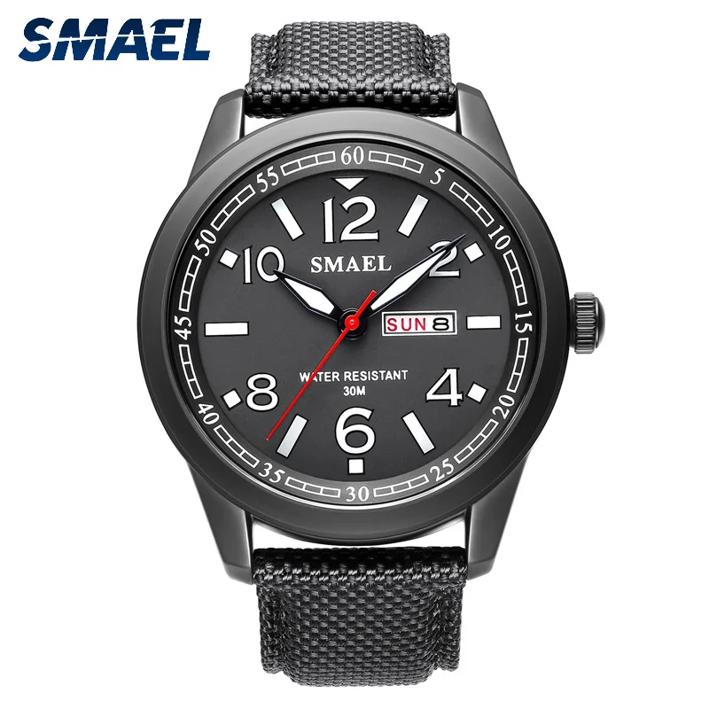 Новая мода Smael мужские цифровые часы военный Топ бренд кожаный сплав большой циферблат спортивные часы водонепроницаемые цифровые наручные часы