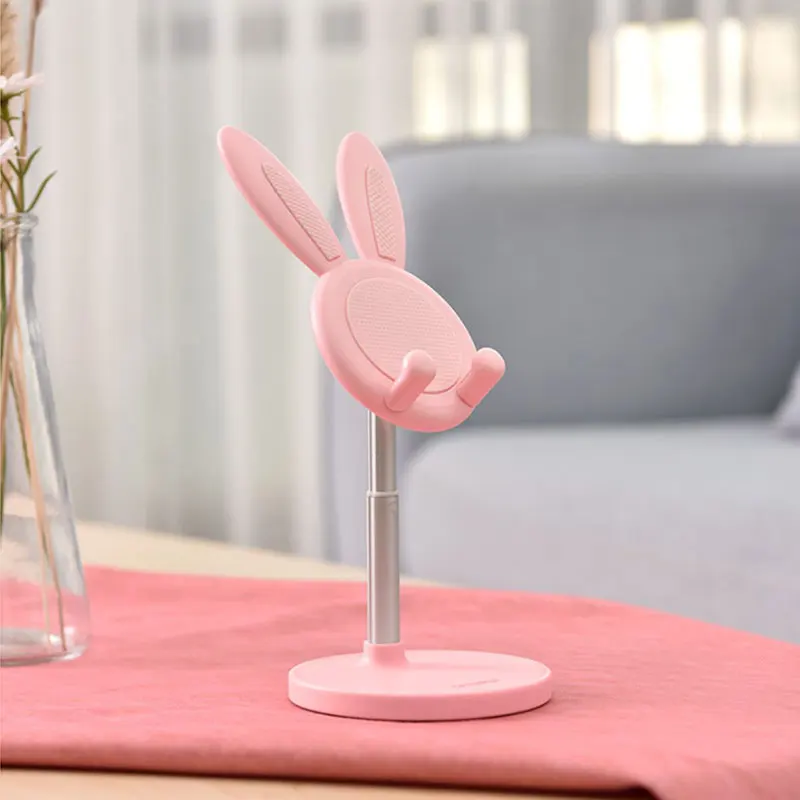 Retractable Phone Stand Rabbit Phone Accessories Portable Phone Holder Stand Metal Material Tablet Laptop Stand adjustable phone stand
