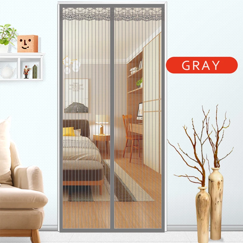 

New Mesh Door Magic Curtain Magnetic Anti Fly Bug Insect Mosquito Screen Net Bedroom kitchen Door Curtain Anti Insect Fly