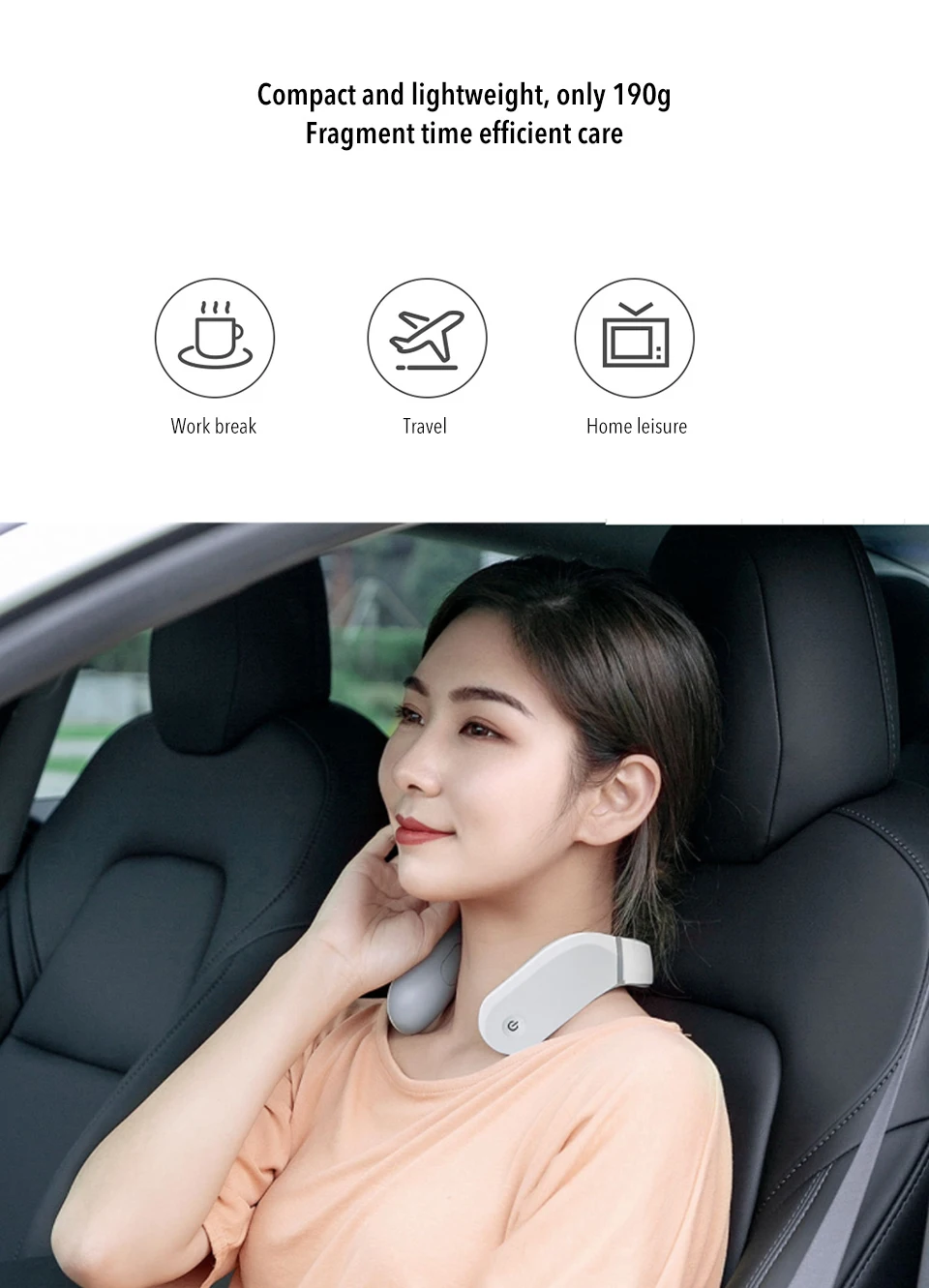 Xiaomi шейный массажер Jeeback G2 хиропрактический шейный протектор Многофункциональный горячий компрессионный Электрический ФИЗИОТЕРАПЕВТИЧЕСКИЙ инструмент