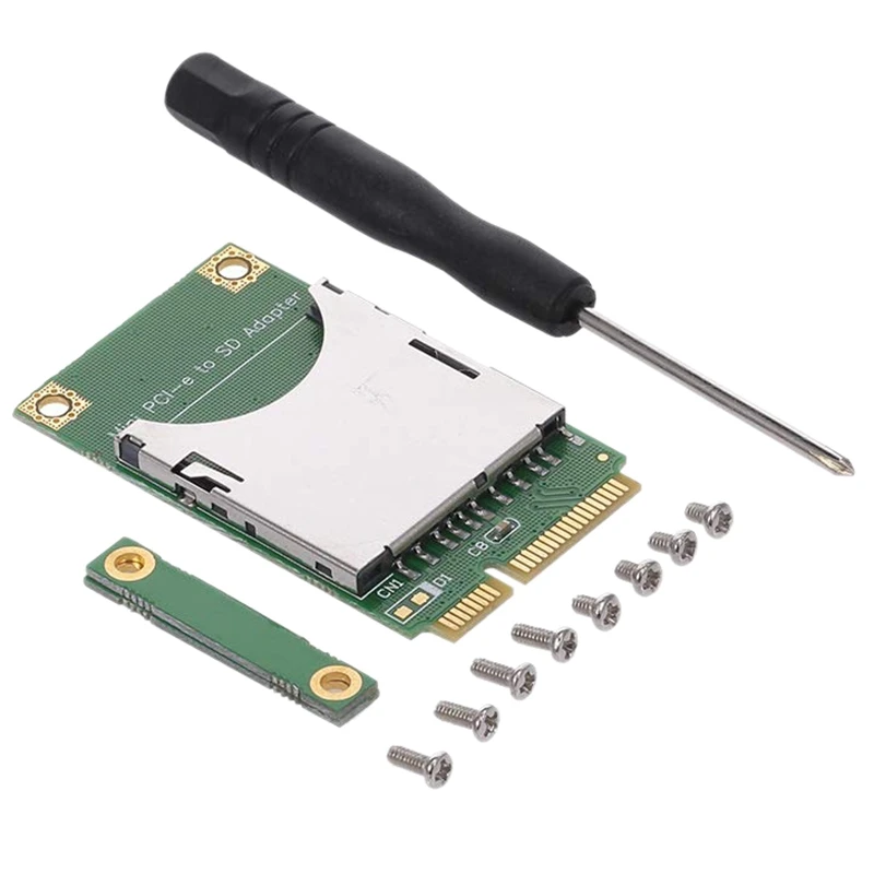 Sd Card to Mini Pci-E Interface Port Adapter Pci Express Ssd Converter for Laptop Netbook |