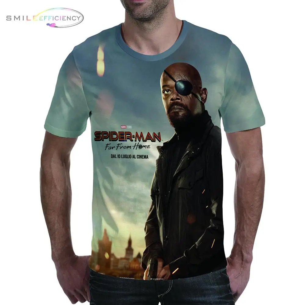 Mens Fashion 2019 Spider-man: Far From Home 3d T Shirt Spiderman 3d Printer T-shirt For Men Film Tee Shirt Mens Fashion 2019 Spider-man: Far From Home 3d T Shirt Spiderman 3d Printer T-shirt For Men Film Tee Shirt
