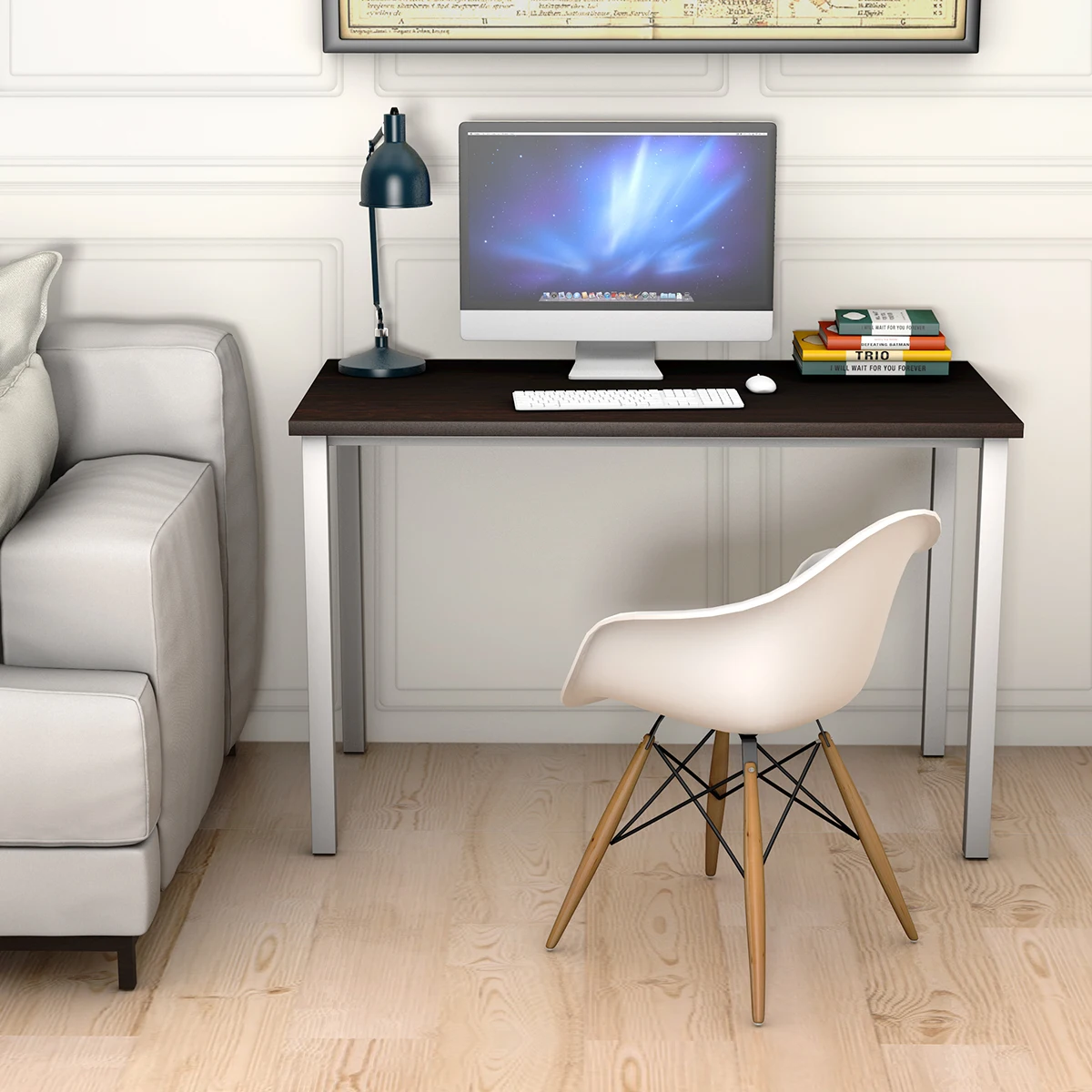 Costway Home Office Desk Computer PC Writing Table Workstation Furniture Wooden Modern Costway Home Office Desk Computer PC Writing Table Workstation Furniture Wooden Modern