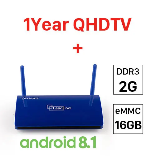 Leadcool IP tv французский арабский QHD tv 1 год IP tv подписка коробка Android 8,1 IP tv Бельгия Netherland Германия арабский французский IP tv - Цвет: 216B 8.1 QHDTV