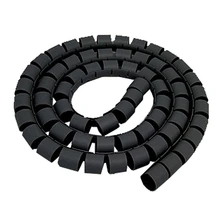 5FT Computer Cable Wire Cord Zip Tie Organizer Wrap