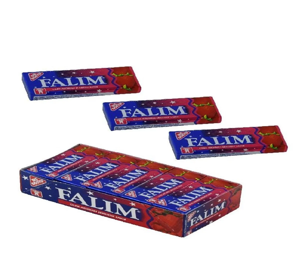 

Gum Falim sugar free gum 100 pieces, no sugar, carbonated, forest fruit, watermelon, strawberry, drop gum, clove fast shipping